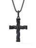 cable-link cross pendant 