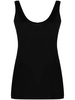 scoop-neck sleeveless top 