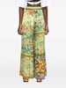 Dreamer printed silk wide-leg pants