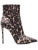 Eva 120mm leopard-print boots