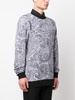 paisley-print knitted jumper