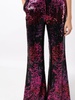 sequin-embellished flared trousers 