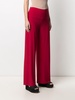 wide-leg flared trousers