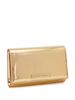 Wendy logo stamp clutch bag