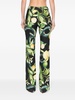 Lemon-print tailored trousers