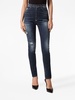 distressed-effect high-waisted jeggins