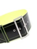 contrast wide-buckle belt