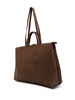 4 In Orizzontale suede shoulder bag