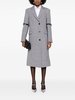 checked midi coat