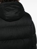 detachable-hood quilted padded coat