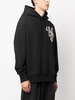 logo-print organic-cotton hoodie