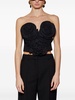 Roxana strapless crop top