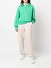 button-placket long-sleeved polo jumper