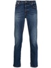 low-rise slim-fit jeans