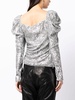 Allura Hammered sequin-embellished blouse