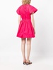 Jessa belted pleated minidress