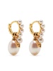 timeless pearl hoops set