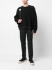 ribbed-knit panelled jumper