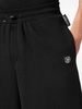 Scratch elastic-waist shorts