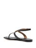 Double G leather thong sandals