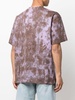 logo-print tie-dye T-shirt