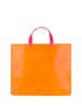 colour-block tote bag