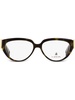 tortoiseshell cat-eye glasses