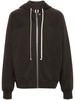 zip-up organic-cotton hoodie