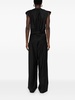 zipped belted jumpsuit