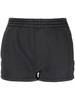 logo-embossed jersey shorts