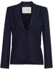 single-breasted slub-textured blazer