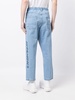 loose-fit patch-detail denim trousers