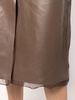 layered straight skirt 