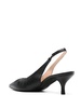 55mm ruched-detailed pumps