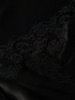 lace-detail silk nightdress