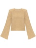 Charmina knitted cotton-blend sweater