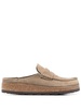 suede slip-on loafers