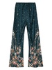 floral-print drawstring trousers 