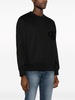 logo-patch crew-neck sweatshirt