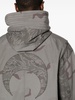 camouflage-print hooded jacket