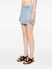 The Accordion Fun Dip Mini denim skirt