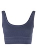 cropped scoop-neck bra