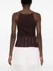 x Louis Barthélemy beaded knitted top