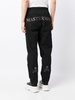 logo-print tapered-leg trousers