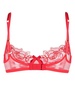 Lindie floral-embroidered underwire bra