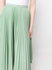 asymmetric pleated skirt