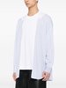 layered cotton T-shirt