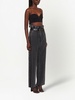 paperbag-waist denim trousers