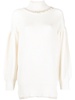 faux-pearl embellished jumper