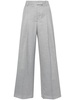 high-waist wide-leg trousers